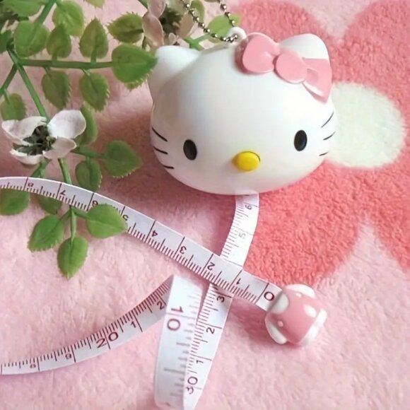 Other - Hello Kitty Tape Measure Keychain 60" Retractable